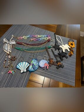 Colorful Assorted Bag Charms and Keychains - Multicolor
